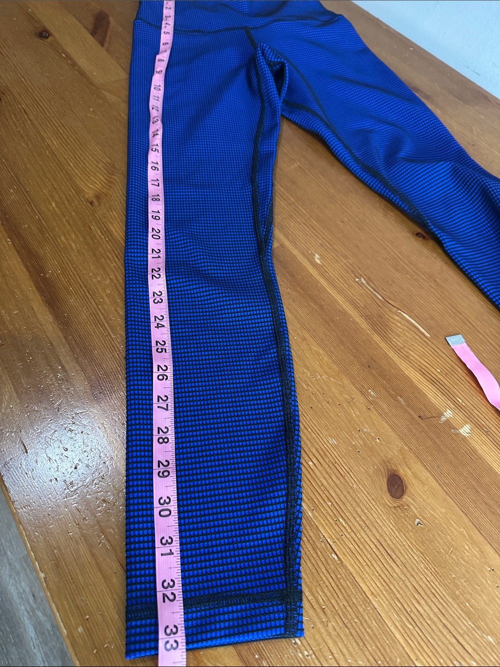 Stone Fox Active Blue Athletic Leggings - Logo Interior Tag - Picture 6 of 9
